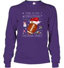 NFL This Is My Christmas Pajama Shirt  Football christmas ugly Long Sleeve T-Shirt Long Sleeve T-Shirt - jonhlittlestore88