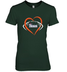NFL New England Patriots Heart Love Football Women's Premium T-Shirt Women's Premium T-Shirt - jonhlittlestore88