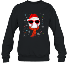 Pittsburgh Pirates Logo Christmas Baseball Player Glasses Santa Hat Pajama Gift Crewneck Sweatshirt Crewneck Sweatshirt - jonhlittlestore88