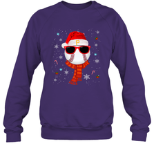 Pittsburgh Pirates Logo Christmas Baseball Player Glasses Santa Hat Pajama Gift Crewneck Sweatshirt Crewneck Sweatshirt - jonhlittlestore88