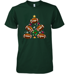 NFL Christmas Pajama Football Christmas Ornaments Tree Xmas Gift Men's Premium T-Shirt Men's Premium T-Shirt - jonhlittlestore88