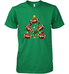 NFL Christmas Pajama Football Christmas Ornaments Tree Xmas Gift Men's Premium T-Shirt Men's Premium T-Shirt - jonhlittlestore88