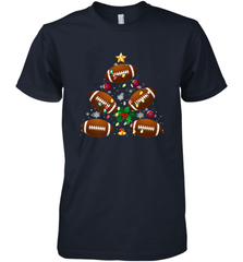 NFL Christmas Pajama Football Christmas Ornaments Tree Xmas Gift Men's Premium T-Shirt Men's Premium T-Shirt - jonhlittlestore88