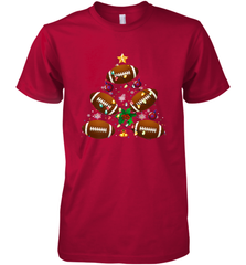 NFL Christmas Pajama Football Christmas Ornaments Tree Xmas Gift Men's Premium T-Shirt Men's Premium T-Shirt - jonhlittlestore88
