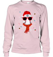 Seattle Mariners Logo Christmas Baseball Player Glasses Santa Hat Pajama Gift Long Sleeve T-Shirt Long Sleeve T-Shirt - jonhlittlestore88