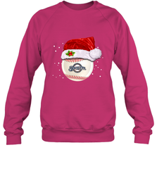 Milwaukee Brewers Logo Baseball Ball Christmas Santa Hat Xmas Sport Funny Snow Crewneck Sweatshirt Crewneck Sweatshirt - jonhlittlestore88