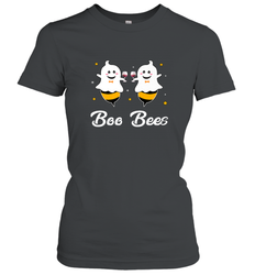 Funny Wine Boo Bees Couples Halloween Matching Couple Gift Women's T-Shirt