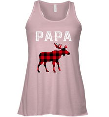 Papa Moose Red Plaid Christmas Pajama Women's Racerback Tank Apparel - jonhlittlestore88