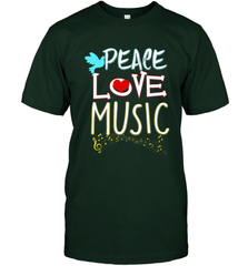 Peace Love Music Hippie Hipster Festival Men's T-Shirt Men's T-Shirt - jonhlittlestore88