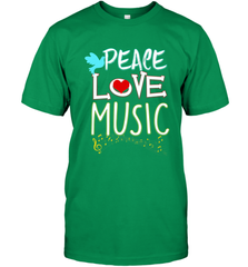 Peace Love Music Hippie Hipster Festival Men's T-Shirt Men's T-Shirt - jonhlittlestore88