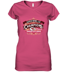 Super bowl LIV champions Kansas City Chief NFL Women's V-Neck T-Shirt Women's V-Neck T-Shirt - jonhlittlestore88