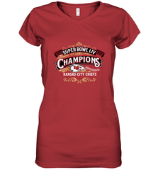 Super bowl LIV champions Kansas City Chief NFL Women's V-Neck T-Shirt Women's V-Neck T-Shirt - jonhlittlestore88