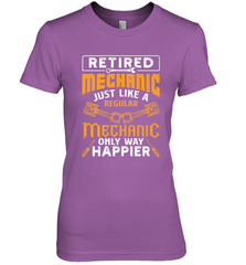 Retired Mechanic Just Like A Regular Only Way Happier Women's Premium T-Shirt Women's Premium T-Shirt - jonhlittlestore88