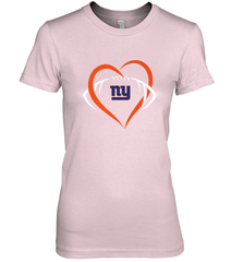 NFL New York Giants Heart Love Football Women's Premium T-Shirt Women's Premium T-Shirt - jonhlittlestore88