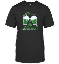 I love beer Funny st patricks day shirt Men's T-Shirt