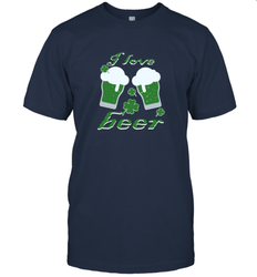 I love beer Funny st patricks day shirt Men's T-Shirt