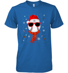 Toronto Blue Jays LogoChristmas Baseball Player Glasses Santa Hat Pajama Gift Men's Premium T-Shirt Men's Premium T-Shirt - jonhlittlestore88