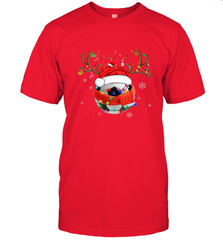 Santa Hat Soccer Reindeer Christmas Funny Players Football Men's T-Shirt Men's T-Shirt - jonhlittlestore88