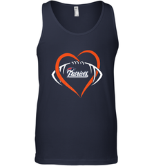 NFL New England Patriots Heart Love Football Men's Tank Top Men's Tank Top - jonhlittlestore88