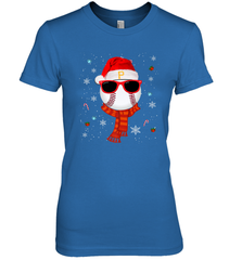 Pittsburgh Pirates Logo Christmas Baseball Player Glasses Santa Hat Pajama Gift Women's Premium T-Shirt Women's Premium T-Shirt - jonhlittlestore88