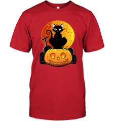 Happy Halloween Spooky Pumpkins Black Cat For Women Men's T-Shirt Men's T-Shirt - jonhlittlestore88