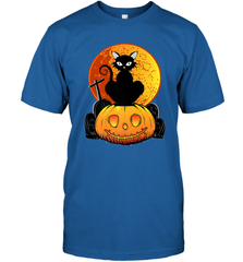 Happy Halloween Spooky Pumpkins Black Cat For Women Men's T-Shirt Men's T-Shirt - jonhlittlestore88