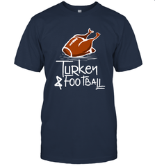 Turkey And Football Thanksgiving Day Football Fan Holiday Gift Men's T-Shirt Men's T-Shirt - jonhlittlestore88