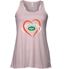 NFL New York Jets Heart Love Football Women's Racerback Tank Women's Racerback Tank - jonhlittlestore88