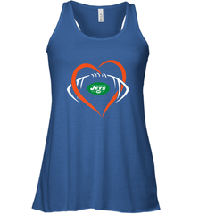 NFL New York Jets Heart Love Football Women's Racerback Tank Women's Racerback Tank - jonhlittlestore88