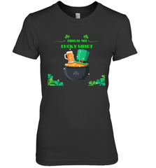 This is my lucky shirt on St Patricks Day Women's Premium T-Shirt Women's Premium T-Shirt - jonhlittlestore88