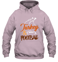 Turkey And Football Thanksgiving Day Football Fan Holiday Hooded Sweatshirt Hooded Sweatshirt - jonhlittlestore88