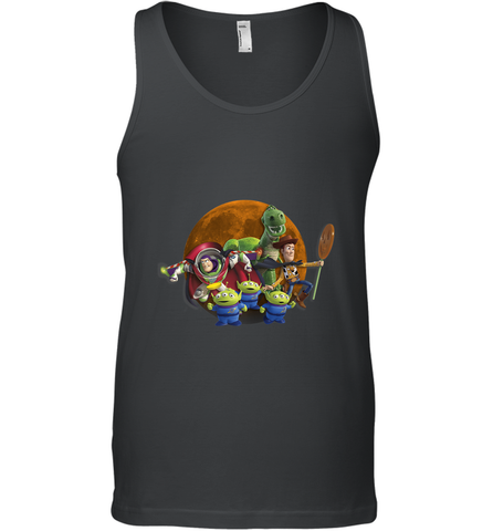 Disney Pixar Toy Story Halloween Moon Group Men's Tank Top Men's Tank Top / Black / XS Men's Tank Top - jonhlittlestore88