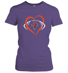 NFLAtlanta Falcons Heart Love Football Women's T-Shirt Women's T-Shirt - jonhlittlestore88