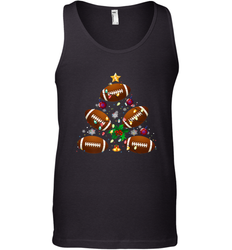 NFL Christmas Pajama Football Christmas Ornaments Tree Xmas Gift Men's Tank Top