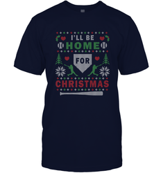 Premium Baseball Ugly Christmas Sweater Pattern Men's T-Shirt