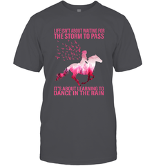 Life Is Not About Waiting Breast Cancer Hippie Peace Horse Men's T-Shirt Men's T-Shirt - jonhlittlestore88