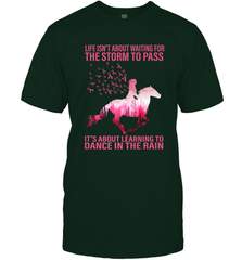 Life Is Not About Waiting Breast Cancer Hippie Peace Horse Men's T-Shirt Men's T-Shirt - jonhlittlestore88