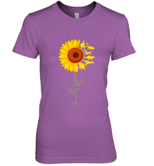 You're My Sunshine Sunflower Dinosaur T Rex Women's Premium T-Shirt Women's Premium T-Shirt - jonhlittlestore88