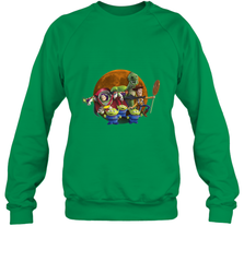 Disney Pixar Toy Story Halloween Moon Group Crewneck Sweatshirt Crewneck Sweatshirt - jonhlittlestore88
