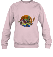 Disney Pixar Toy Story Halloween Moon Group Crewneck Sweatshirt Crewneck Sweatshirt - jonhlittlestore88