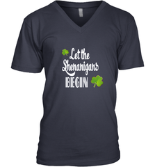 Let the Shenanigans begin Lucky St Patricks Day Shirt Men's V-Neck Men's V-Neck - jonhlittlestore88
