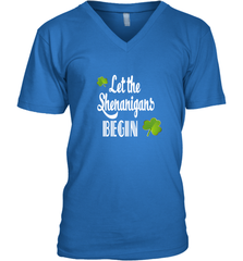 Let the Shenanigans begin Lucky St Patricks Day Shirt Men's V-Neck Men's V-Neck - jonhlittlestore88