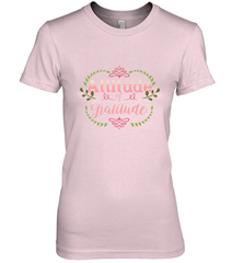 Practice Gratitude and Celebrate Recovery Women's Premium T-Shirt Women's Premium T-Shirt - jonhlittlestore88
