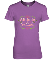 Practice Gratitude and Celebrate Recovery Women's Premium T-Shirt Women's Premium T-Shirt - jonhlittlestore88
