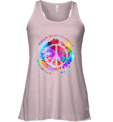 Woodstocks 50th Anniversary Peace Love tee Women's Racerback Tank Women's Racerback Tank - jonhlittlestore88
