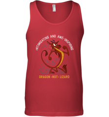 Disney Mulan Mushu Dragon Not Lizard Portrait Men's Tank Top Men's Tank Top - jonhlittlestore88