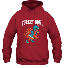 Cool Turkey Bowl _ Funny Thanksgiving Football Player Hooded Sweatshirt Hooded Sweatshirt - jonhlittlestore88