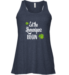 Let the Shenanigans begin Lucky St Patricks Day Shirt Women's Racerback Tank Women's Racerback Tank - jonhlittlestore88