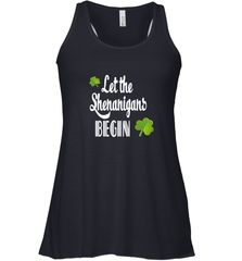 Let the Shenanigans begin Lucky St Patricks Day Shirt Women's Racerback Tank Women's Racerback Tank - jonhlittlestore88