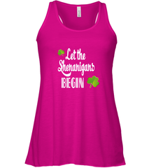 Let the Shenanigans begin Lucky St Patricks Day Shirt Women's Racerback Tank Women's Racerback Tank - jonhlittlestore88